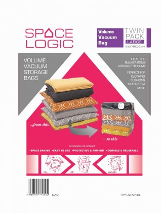 Space Logic Large Vacuum Storage Bags - 2 Pack