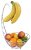 Apollo Housewares Chrome Banana Tree Fruit Bowl
