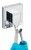 Wenko Vacuum Loc Quadro Towel Hanger Hook Chrome Finish Pack 2