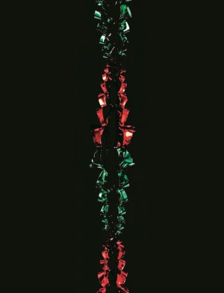 Premier Decorations 6 Section Foil Garland 2.7M x 20cm - Red & Green