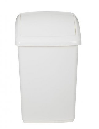 Whitefurze 50L Swing Bin - Cream