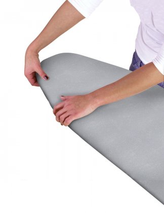 Country Club Multi-Fit Elasticated Ironing Board Cover - Metallic