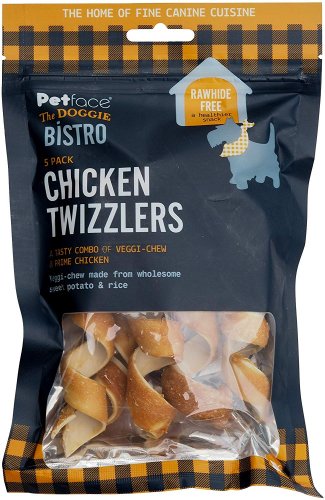 Petface The Doggie Bistro Chicken Twizzlers (Pack of 5)