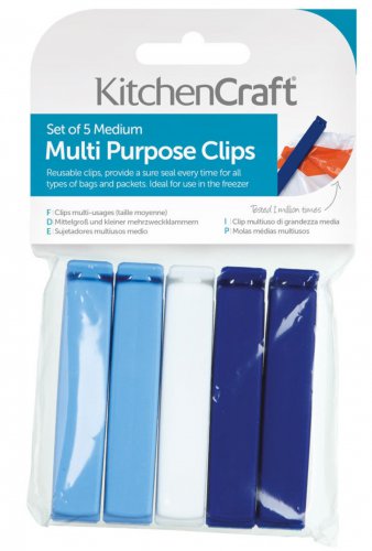 kc bag clips mediumbag of five