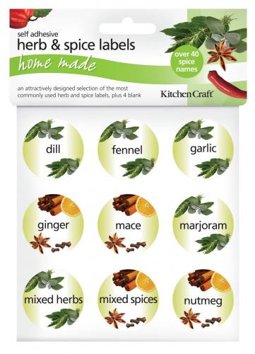 Home Made Herb and Spice Bottle Labels (Pack of 45)