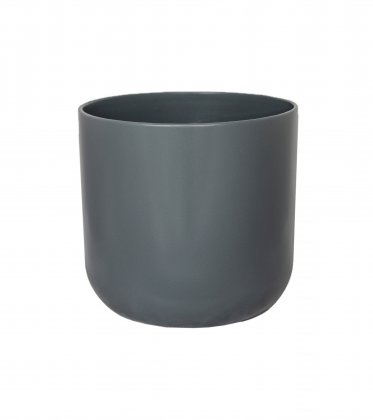 Ivyline Lisbon Planter Charcoal D13.5cm