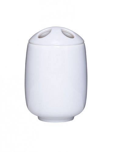 madrid toothbrush holder white