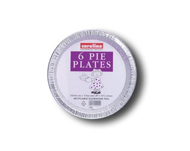 Caroline Foil Pie Plates 9" (Pack of 6)