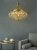 Asmara 6 Light Pendant Antique Brass Crystal