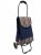 Casa&Casa Speedy Stripe 2 Wheel Shopping Trolley - Navy