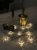 Konstsmide Battery Operated Set of 10 Small Metal Ball LED Lights - Silver