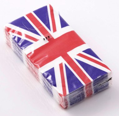 NJ Products Union Jack Tissues (Pack of 10)