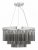 Dar Giovana 5 Light 3 Tier Pendant Polished Chrome/ Smoked