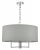 Dar Jamelia 3lt Pendant Polished Chrome & Grey