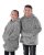 Country Club The Kids Eskimo Super Soft Teddy Fabric Oversized Cosy Hoodie - Grey
