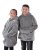 Country Club The Kids Eskimo Oversized Cosy Reversible Sherpa Hoodie - Grey