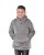 Country Club The Kids Eskimo Oversized Cosy Reversible Sherpa Hoodie - Grey