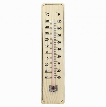 Wooden Wall Thermometer
