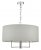 Dar Jamelia 3lt Pendant Polished Chrome & Grey