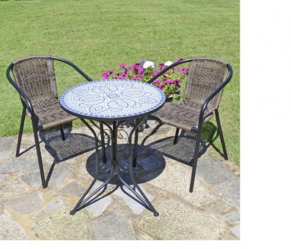 ANTIGUA BISTRO 60cm Set - 2 x SAN REMO Chair