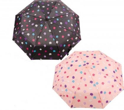 Drizzles Cat Head Supermini Umbrella