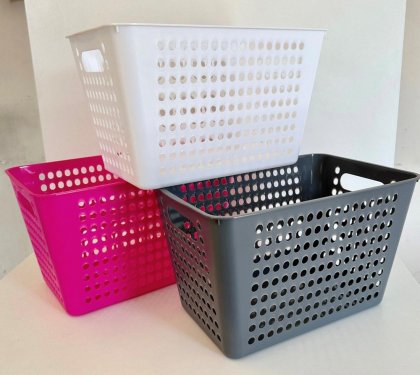 Zoom Large Rectangular Storage Basket