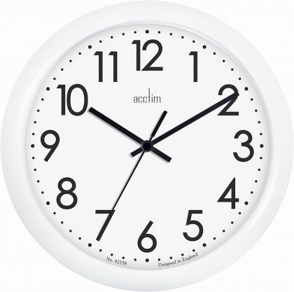 Acctim Abingdon Wall Clock - White