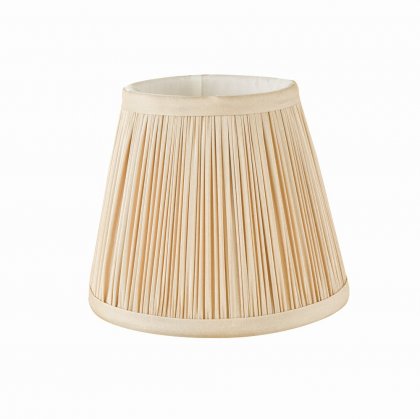 Noelle Taupe Silk Pleated Shade 14cm