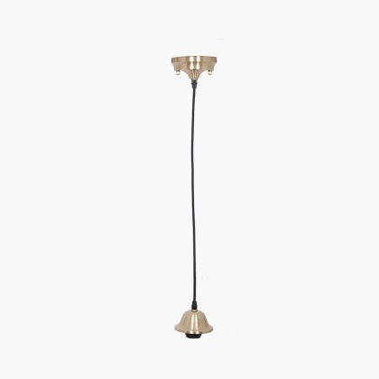 Pacific Lifestyle Champagne Retro Electrified Ceiling Fitting