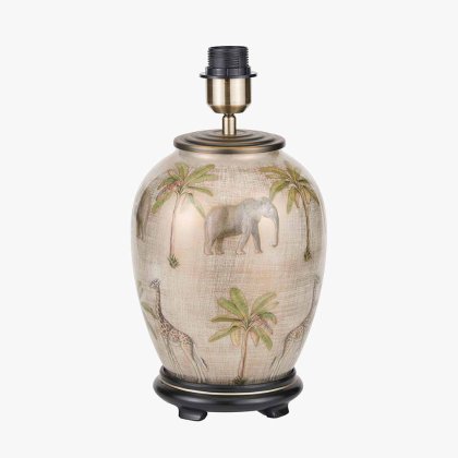 Pacific Lifestyle Safari Glass Table Lamp Base - Medium