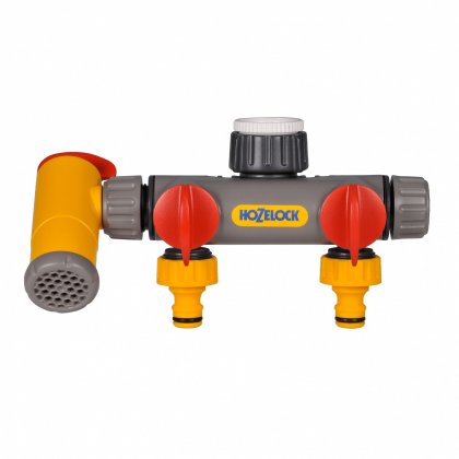 Hozelock Plus Flowmax 3-Way Tap Connector