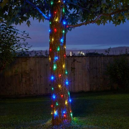 Smart Solar Decorative 100 Multi Coloured Firefly Solar Strings