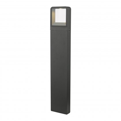 Outdoor Post with Square Light Anthracite IP65 LED