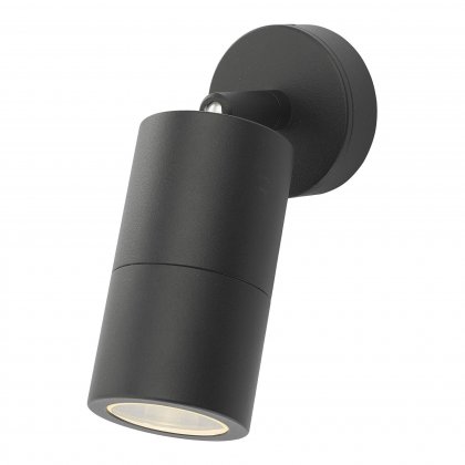 Ortega 1 Light Wall Light Black IP65