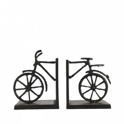 Elur Iron Book Ends Bicycle 13cm