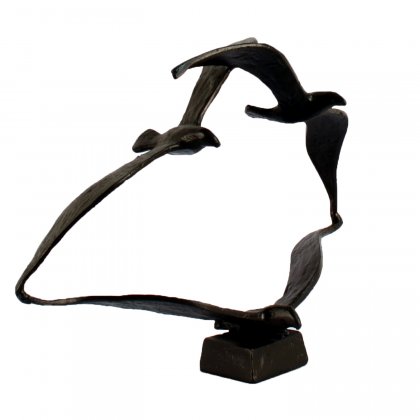 Elur Iron Ornament Seagulls 20cm