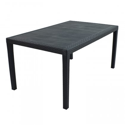 Trabella Salerno Rectangular Table - Anthracite