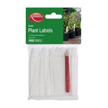 Ambassador Plant Labels Pack of 50 4''