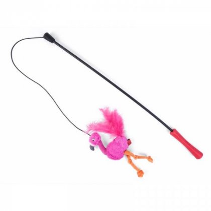 Zoon Nip-it Flamingo Tickle Stick