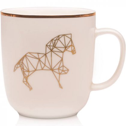 Sabichi Harry Horse New Mug Bone China Cream 9 x 12 x 10 cm