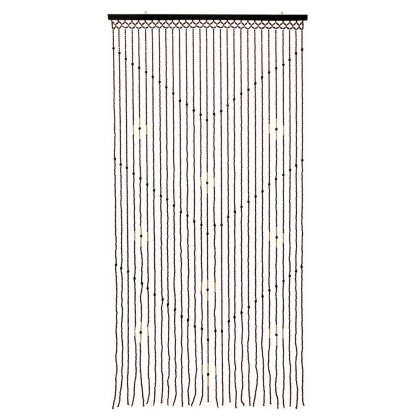 Tuscany Wooden Beaded Door Curtain  (ARROW)