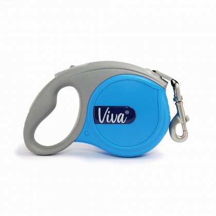 Ancol Viva Large Dog Retractable Lead 5M-Blue