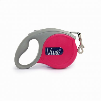 Ancol Viva Small Dog Retractable Lead 5M-Pink