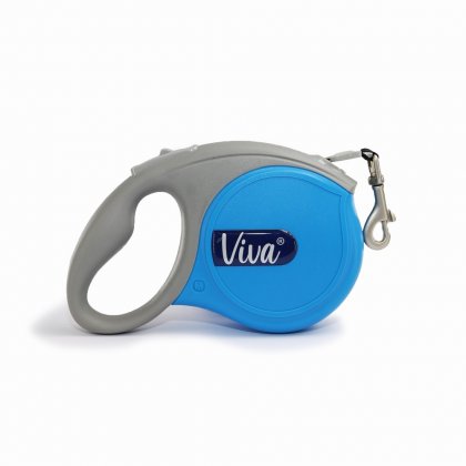 Ancol Viva Medium Dog Retractable Lead 5M - Blue