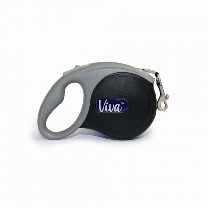 Ancol Viva Small Dog Retractable Lead 5M-Black