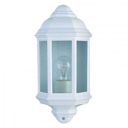 Searchlight Outdoor & Porch Wall Light White Flush