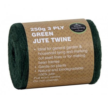 Garland 250g 3 Ply Jute Twine - Green