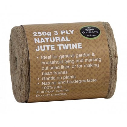 Garland 250g 3 Ply Natural Jute Twine