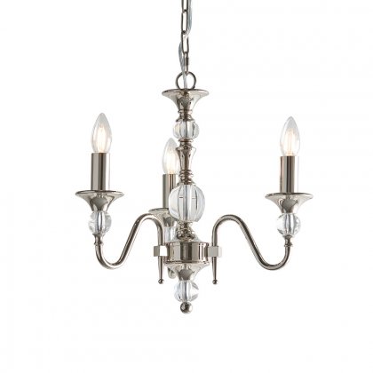 Endon Polina nickel 3lt Pendant