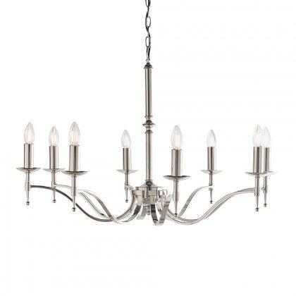 Endon Stanford nickel 8lt Pendant